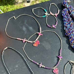 Liquid metal necklaces and bracelets